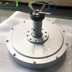 Alternador de turbina eólica vertical de bajas RPM, imán permanente tipo disco con baja velocidad del viento de arranque para energía renovable - Product Image 1