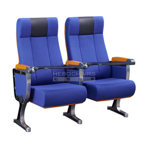 เก้าอี้หอประชุมมานวาเอ็กซ์โป รุ่น HB606 สีบลูบีช พร้อมที่วางแขน สำหรับใช้ในโรงละคร โรงเรียน และโรงพยาบาล - Product Image 3