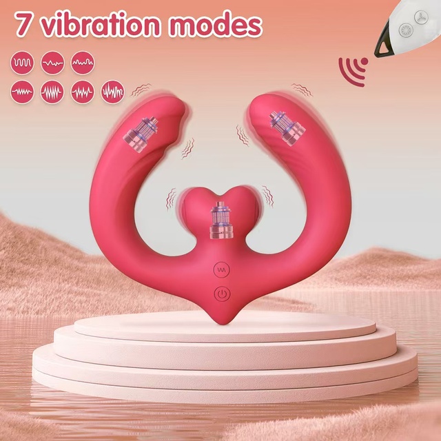 2 Head Vibrating Dildo: Dual Pleasure for Couples & Solo Use 2 Head Vibrating Dildo: Dual Pleasure for Couples & Solo Use