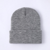 Gorro de Punto para Niños, Liso, con Puño, Suave, Cálido, para Invierno, Gorro de Calavera, Multicolores, Básico, Cortavientos, Térmico, para Niños y Niñas