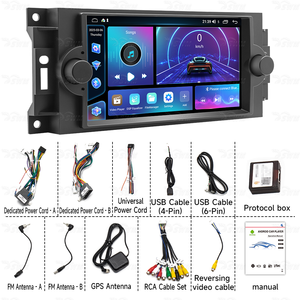 Autoradio Android Octa Core BQCC 6,95 pouces pour Jeep/Dodge/Chrysler, Carplay, GPS, DSP, 4G, écran LED multicolores, stéréo - Product Image 2
