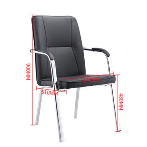 Furgle de meuble contemporain en cuir, chaise pivotante ergonomique, pour salle de conférence, invités, <span class=keywords><strong>bureau</strong></span>, pour photographe - Product Image 6