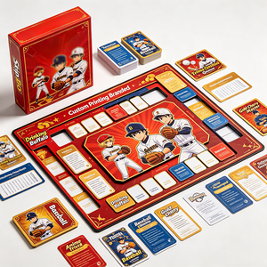 <span class=keywords><strong>Jeu</strong></span> de cartes à collectionner personnalisé avec impression de marque, sur le thème de Buffalo Gold Cherry Master Baseball Anime Trivia, avec <span class=keywords><strong>bo</strong></span>îte - Product Image 1