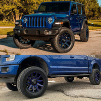 Jantes de voiture tout-terrain personnalisées 20 21 22 23 24 26 pouces 6x139.7 8x180 noir bleu profond Concave SUV 4X4 roues forgées pour Ram tout-terrain