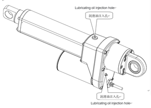 Телескопический электрический линейный актуатор 50000Н, 600мм, 800мм для солнечных трекеров - Product Image 6