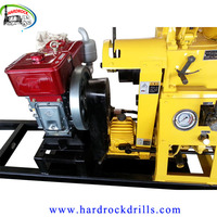 Machine de forage d'eau à arbre vertical efficace de 230m plate-forme rotative à moteur diesel utilisée pour la plate-forme de forage de mine de construction