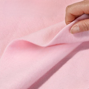 Rouleau de tissu tricoté mélangé CVC polyester-coton <span class=keywords><strong>double</strong></span> face, teint uni, avec fonction mémoire, pour vêtements de garçons et de filles - Product Image 4