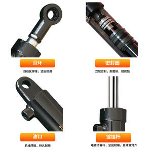 Cilindro Hidráulico Bidireccional de 3 Toneladas con Doble Orejeta para Maquinaria de Construcción, Venta Directa de Fábrica - Product Image 3