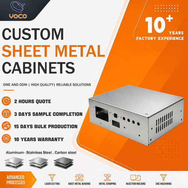 Custom OEM Sheet Metal Fabrication for 19 Inch Rack Mount Server Chassis Steel Aluminum Laser Cutting Bending ISO9001