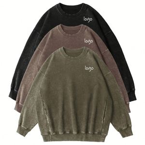 Sudadera con Capucha para Hombre, Talla 3XL, Estilo Oversize, Lavado Ácido, de Gran Peso, Personalizada, Éxito de Ventas Otoño 2023 - Product Image 2