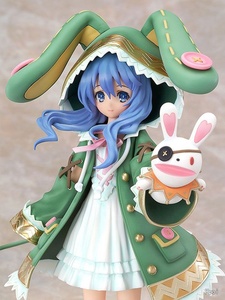 Figurine Anime Sexy 18CM DATE A LIVE Himekawa Yoshino avec Cape à Capuche et Oreilles de Lapin Vertes, Modèle de Poupée, Jouet, Cadeau, Collection PVC - Product Image 6