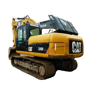 Presa di fabbrica escavatore cingolato America Caterpillar CAT320D escavatore usato escavatore gatto 320
