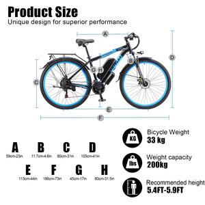 Bicicleta Eléctrica <span class=keywords><strong>Keteles</strong></span> K820 750W 48V 23Ah 29*1.95" Neumático MTB de Aleación de Aluminio, Freno de Disco Mecánico, 21 Velocidades, 50km/h - Product Image 4