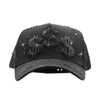 Casquettes de baseball personnalisées en gros d'usine, style streetwear, à 5 panneaux, visière incurvée, broderie 3D, avec logo personnalisé
