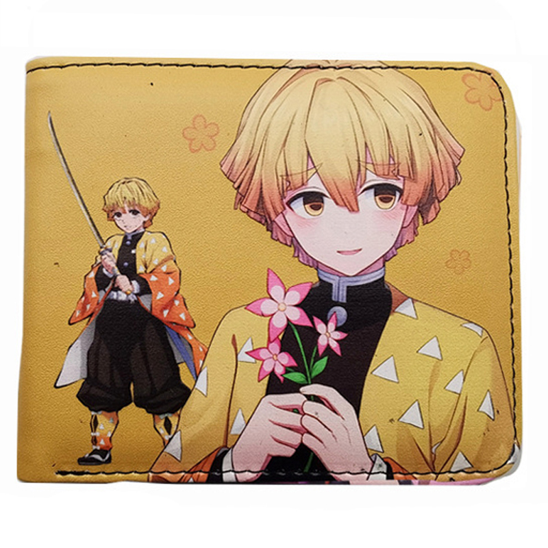 Кошелек из искусственной кожи для подростков, бумажник из искусственной кожи с мультипликационным аниме камадо, танджиро, камадо, незуко, кошелек для монет с рассеянным демоном, 28 моделей