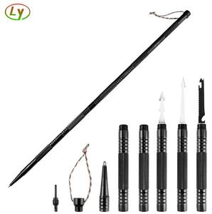 Nuovo Bastone da Trekking Multifunzione in Lega di Alluminio per Esterni per <span class=keywords><strong>Autodifesa</strong></span> TikTok Live Alpinismo e Difesa <span class=keywords><strong>Personale</strong></span> - Product Image 2