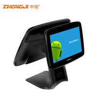 Système de point de vente tout-en-un ZHONGJI avec écran tactile 15 pouces, modèle Windows A3, Wi-Fi 6, caisse enregistreuse pour les magasins