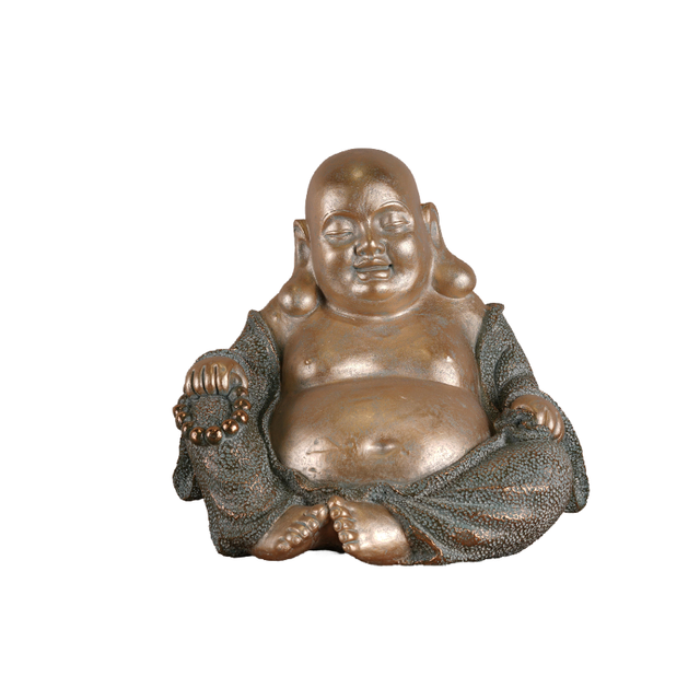 Laughing Buddha Statue in Resin Crafts Lucky Buddha Figurines for Home or Office Feng Shui Decor Business Gift
