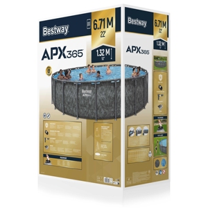 Bestway 561jz/561jy/561jye APX 365 trên mặt đất khung hồ bơi thiết lập vòng 6.71 m <span class=keywords><strong>x</strong></span> 1.32 m PVC chất liệu gia đình hồ bơi - Product Image 6