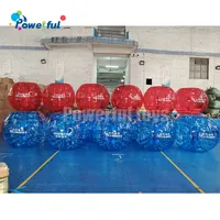 Parachoques inflable comercial de 1,5 m, Burbuja de zorbing, balón de fútbol, Bola de cuerpo de zorb, pelota inflable crazy para el vientre