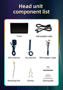 Autoradio avec GPS intégré, amplificateur, écran tactile Android OS RGB, CarPlay - Product Image 5