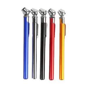 측정 타이어 압력 10-50 Lbs 교정 금속 튜브 소재 다채로운 펜 타이어 압력 게이지