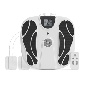 Şarj Edilebilir Shiatsu EMS Elektrikli Ayak ve Bacak Masaj Aleti, Kan Dolaşımını Artıran Titreşimli Pedli Mat - Product Image 1