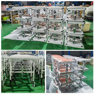 كرسي نقل هيدروليكي 4 في 1 مع مقعد منقسم يشمل مرحاض وطاولة صينية-لإعادة التأهيل - Product Image 6