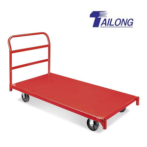 عربة منصة معدنية صناعية للخدمة الشاقة ، عربة يدوية بأربع عجلات للشاحنة اليدوية ، سعة رطل من الأرطال - Product Image 5