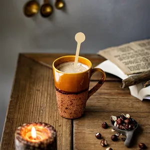 Натуральный биоразлагаемый кофе и чай, березовая древесина, кофейная палочка для кофе
