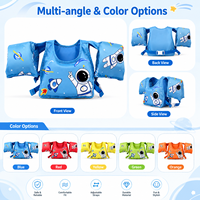 Gilet de sauvetage flottant pour bébé avec manches de dessin animé, brassard de natation EPE, gilet de flottabilité à séchage rapide pour nourrisson