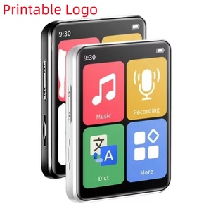 Lecteur MP3 tactile Bluetooth direct usine avec haut-parleur intégré, radio FM, enregistrement, dictionnaire, pour l'apprentissage des étudiants et le divertissement - Product Image 1