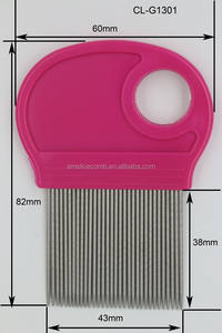 Peine para Piojos de Acero ANMEISHU con Dientes Finos y Lupa para Perros, Gatos y Humanos - Herramienta de Aseo para Mascotas de Uso Doméstico - Product Image 4