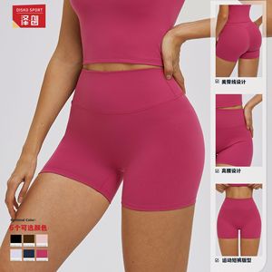 Pantalones Cortos Deportivos de Cintura Alta para Mujer Disko Sport, Ajustados, de Nailon, para Yoga, Running y Fitness, Edk5087 - Product Image 3