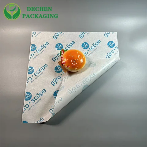 Burrito Wrapping Paper Supplier Hamburger Wrap Chicken