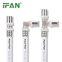 IFAN toutes les tailles disponibles raccord à pression en laiton alimentation en eau connecteur de tuyau PEX té raccords filetés PEX