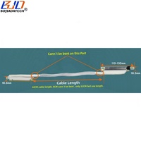 Kabel Ekstensi Kartu Grafis GPU PCI-E 5.0 X16 16X GEN5 270 Derajat Reverse 0.6M 0.8M untuk Server AI A100 H100 RTX5090 RX9070XT