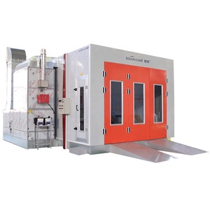 Cabine de peinture à pulvérisation d'huile anti-givre 37KW LX-D2 pour voitures, chauffage électrique, filtre haute efficacité, certifiée CE, 10000m3h - Product Image 2