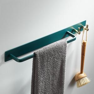 Toallero de Cobre Estándar de Una Sola Barra con Gancho, Estilo Nórdico, para Baño, Capacidad de Carga de 10 kg - Product Image 3