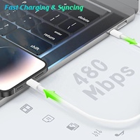 Chargeur de voyage 20 Watts, adaptateur secteur USB-C avec câble, charge rapide PD, chargeur multi-type C pour chargeur iPhone
