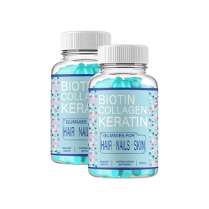 Lifeworth superventas gomitas de biotina para adultos colágeno queratina pelo piel uñas soporte vitaminas - Product Image 4