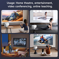 Proyector Z10 2026, Mini Proyector Portátil para Cine en Casa, Android WIFI 4K Full HD, Proyector para Videojuegos y Teléfonos Móviles, Proyector para Exteriores