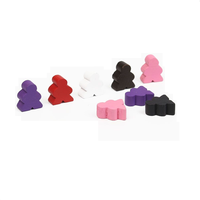 Pions de jeu en bois colorés personnalisables, mini jetons de joueur, pièces pour jeux de société, jeux de table, fête, famille, enfants, amusants, écologiques