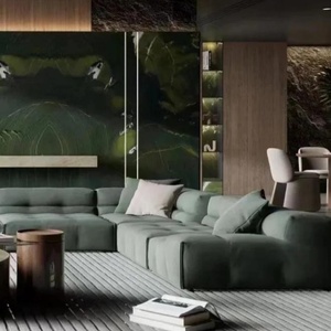 Brazil bơ màu xanh lá cây quartzit slab cho bàn nền tường đá cẩm thạch trang trí mờ sang trọng đá bảng bảng - Product Image 6