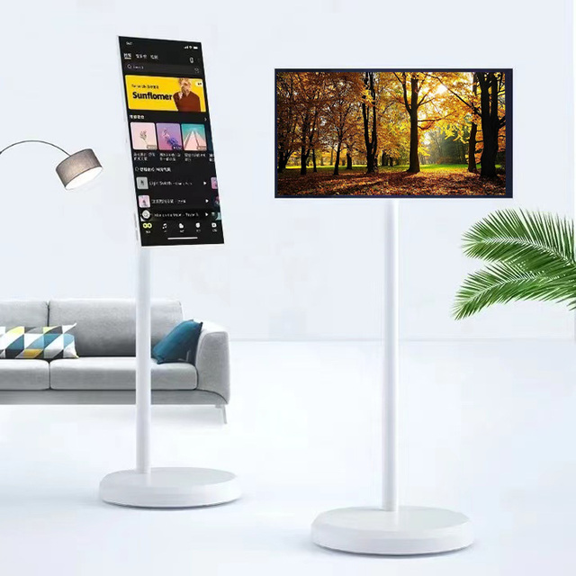 27-32 Inch 4K Resolution Android Smart TV Monitor Portable Touch Screen for Home Business & Gaming Standing TV for Indoor Use