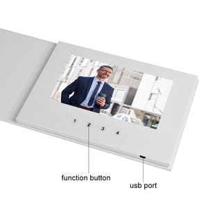 Tùy chỉnh <span class=keywords><strong>in</strong></span> ấn 7 inch Màn hình LCD kỹ thuật số lời mời <span class=keywords><strong>video</strong></span> thiệp chúc mừng Brochure <span class=keywords><strong>video</strong></span> đám cưới cuốn sách - Product Image 5