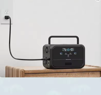 Station portable de batterie LiFePO4 288Wh, onde sinusoïdale pure 300W, charge rapide USB-C 140W, panneau solaire pour aventure en voiture autonome