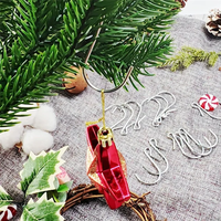 Crochets de suspension miniatures en métal en forme de S, connecteurs de suspension en fil métallique pour ustensiles de cuisine, décorations, plantes en pot