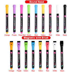 Pennarello per lavagna magnetica a liquido cancellabile a secco punta Fine calendario in acrilico da 1mm pianificazione cancellazione a umido con gomma - Product Image 2