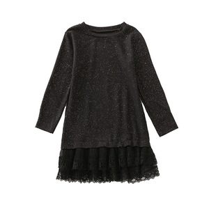 Robes en dentelle pour enfants, vêtements pour bébés, petites filles, robe courte noire de princesse en provenance de Chine - Product Image 1